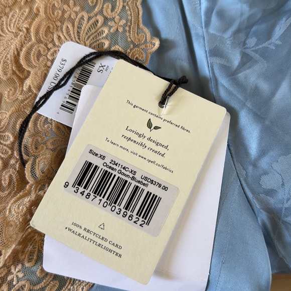 Spell-Women's Ocean Gown Maxi Dress At Free People In Bluebell, Size: XS-New - Picture 5 of 12